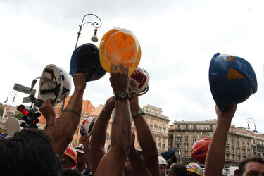 MAN OPERAI ALCOA AL MINISTERO SVILUPPO ECONOMICO