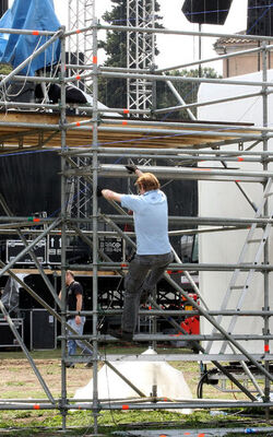 PREPARATIVI CONCERTO 1&deg; MAGGIO