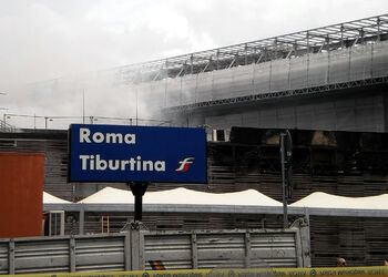 INCENDIO STAZIONE TIBURTINA INCENDIO STAZIONE TIBURTINA