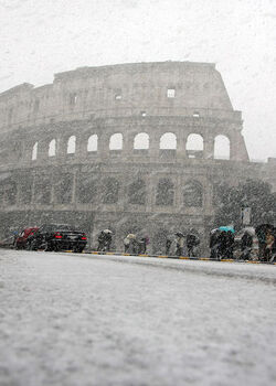 NEVE A ROMA NEVE A ROMA