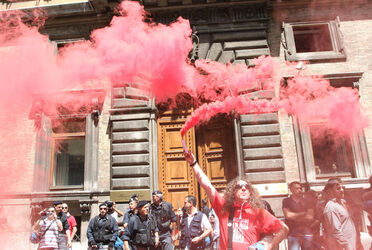 MANIFESTAZIONE FIOM CGIL CONTRO RIFORMA LAVORO