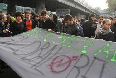 MANIFESTAZIONE STUDENTI CONTRO G20