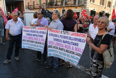 PROTESTA CGIL CONTRO MANOVRA