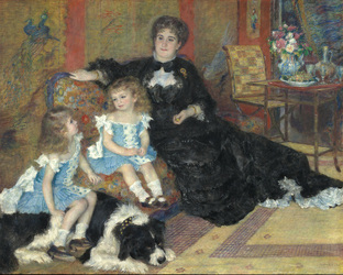 Madame Georges Charpentier e i suoi figli dipinto da Renoir Madame Georges Charpentier e i suoi figli dipinto da Renoir