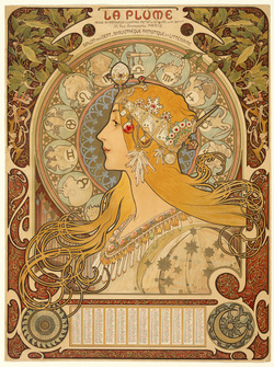 Zodiaco Art Nouveau Le Plume 