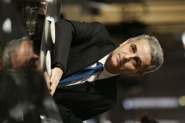 Rome 22th December 2008 Galleria Alberto Sordi Int he picture Senator Gaetano Quagliariello Vice President Vicar of PDL Photo by ©AlessandroMeoli StudioFranceschin