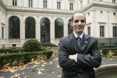 Rome 28th November 2008 Nati Digitali In the picture Micheal Wesch Professor Kansas University Photo by ©AlessandroMeoli StudioFranceschin