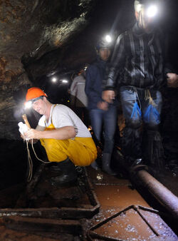 Sessa visita ex miniera d oro
