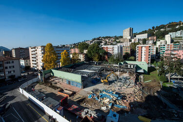 Lugano lavori Coop Lugano Nord Lugano lavori Coop Lugano Nord