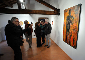 Ivo Soldini vernissage mostra Dipinti