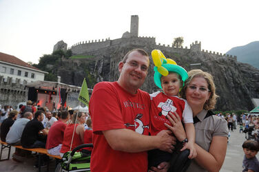 Bellinzona festeggiamenti festa nazionale Svizzera