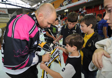 Hockey HC Lugano primo allenamento sul ghiaccio