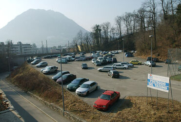 Lugano posteggio TCS al Tassino