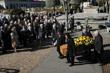 25.02.2012 Lugano funerali Mariuccia Medici