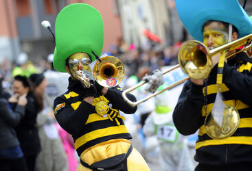 Roveredo GR corteo mascherato carnevale Lingera