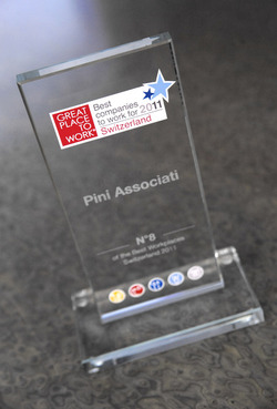 Pini Associati riconoscimento Great Place to Work 2011 