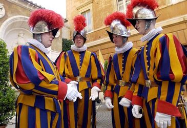Roma Italia giuramento guardie pontificie