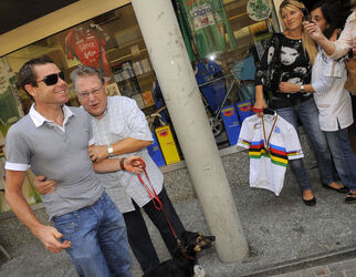 Ciclismo Cadel Evans Campione del mondo a Stabio