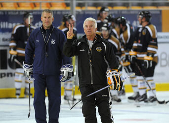 Hockey HC Lugano primo allenamento sul ghiaccio