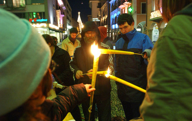 Locarno fiaccolata Autogestiti
