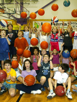 Bellinzona minibasket squadra mini in allenamento