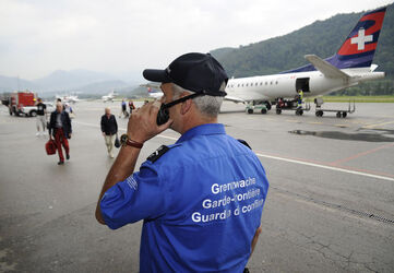 Agno dogana a Lugano Airport