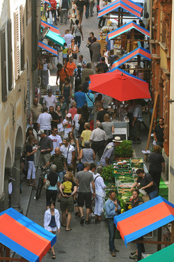 Bellinzona mercato del sabato