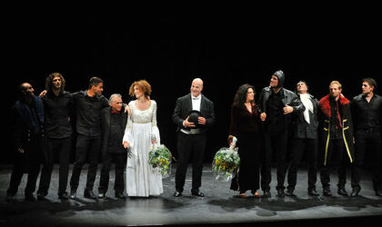 Bellinzona prima rappresentazione teatrale giocatori AC Bellinzona di x201c AMLETO x201d 