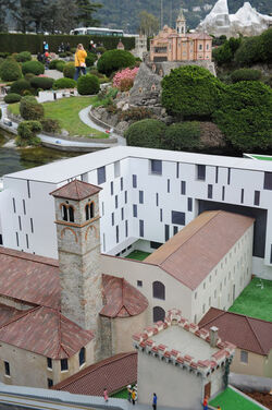 Melide inaugurazione modellino in scala LAC