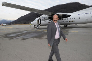 Agno primo volo di qualifica di Minoan Air a Lugano Airport