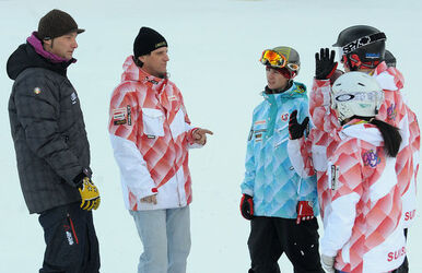 Freestyle presentazione Coppa Europa allenamento nazionale Svizzera