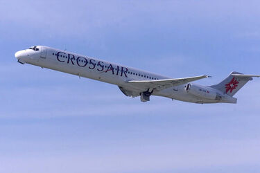 Svizzera Swissair e aereoporto Zurigo Kloten