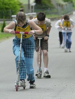 Personico gara di trotinette