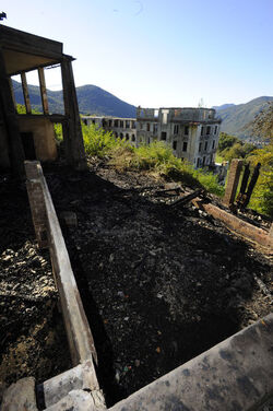 Agra incendio ex sanatorio
