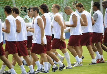 Calcio AC Bellinzona allenamento