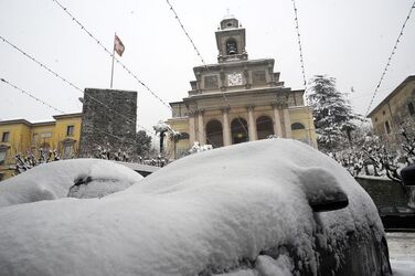 Mendrisio nevicata