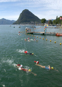 Lugano traversata a nuoto Lago Ceresio tradizioni