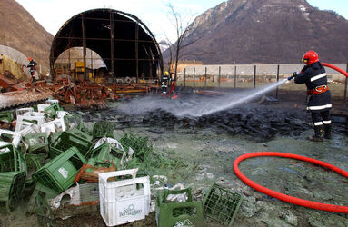 Castione incendio