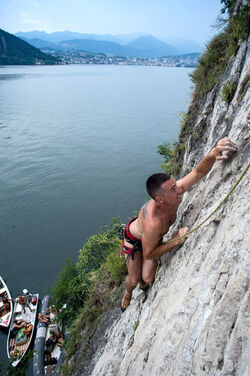Campione d Italia arrampicata sportiva sul Sasso Margone Campione d Italia arrampicata sportiva sul Sasso Margone
