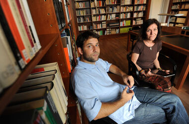 Bellinzona incontro tra Andrea Fazioli e Lilia Doninelli