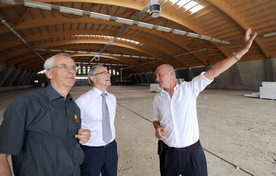 Ascona presentazione lavori nuova halle Club house Tennis Club Ascona