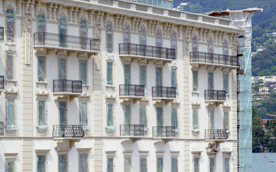 Lugano veduta cantiere ex Palace