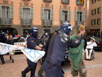 Manifestazioni anti G8 happening e ritrovi vari in Ticino