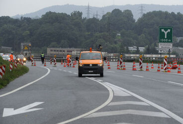 Mendrisio chiusura corsia sud nord autostrada A2 Mendrisio chiusura corsia sud nord autostrada A2