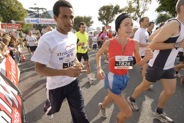 Podismo partenza Stralugano 10 km