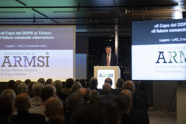 Lugano Conferenza ARMSI Rivista Militare Svizzera di lingua italiana