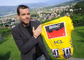 Stabio ricevimento Cadel Evans vincitore Tour de France