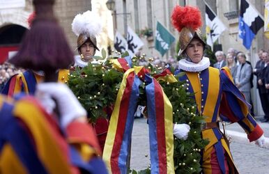 Roma Italia giuramento guardie pontificie