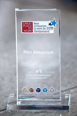 Pini Associati riconoscimento Great Place to Work 2011 