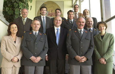Bellinzona ricevimento comandanti e alti ufficiali